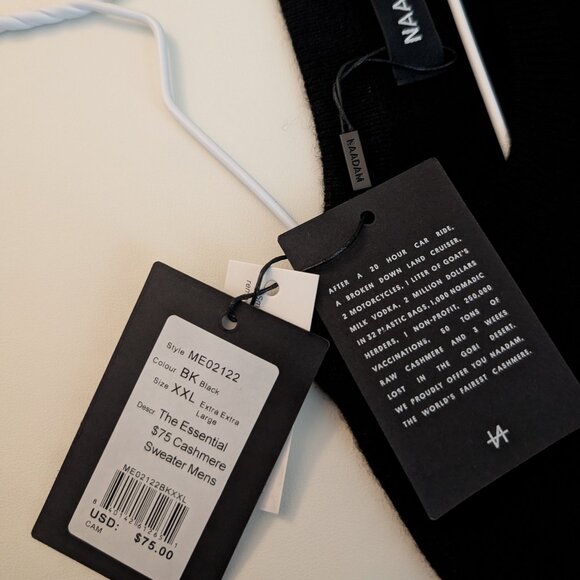 NWT NAADAM The Original Cashmere Sweater - Picture 5 of 5